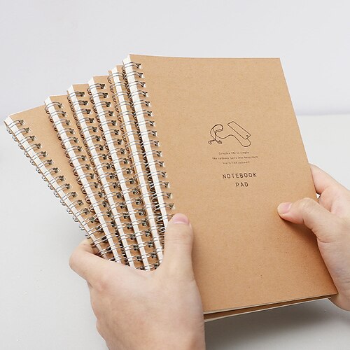 4 pcs Spiral Notebook Notebook Lined A5 5.8×8.3 Inch Retro Aesthetic Cute Paper Hardcover Mini 120 Pages Notebook for School Office Student
4 pcs Spiral Notebook Notebook Lined A5 5.8×8.3 Inch Retro Aesthetic Cute Paper Hardcover Mini 120 Pages Notebook for School Office Student