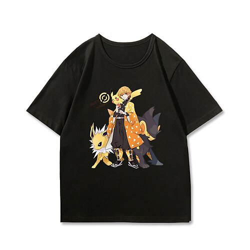 Inspired by Demon Slayer: Kimetsu no Yaiba Agatsuma Zenitsu T-shirt Anime 100% Polyester Anime Harajuku Graphic Kawaii T-shirt For Men's / Women's / Couple's
Inspired by Demon Slayer: Kimetsu no Yaiba Agatsuma Zenitsu T-shirt Anime 100% Polyester Anime Harajuku Graphic Kawaii T-shirt For Men's / Women's / Couple's