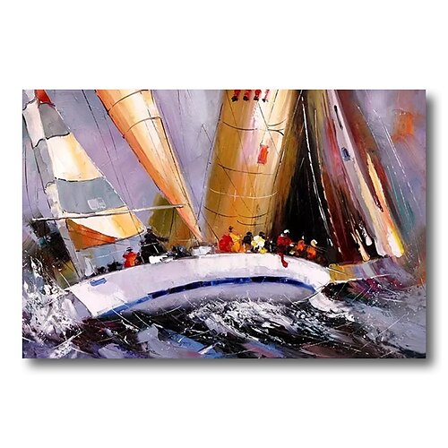 Oil Painting Hand Painted Horizontal Abstract Landscape Contemporary Modern Rolled Canvas (No Frame)
Oil Painting Hand Painted Horizontal Abstract Landscape Contemporary Modern Rolled Canvas (No Frame)