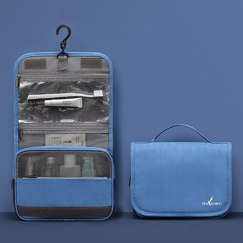 Travel Storage Bag Waterproof Pu Leather Cosmetic Bag Storage Bag Folding Large-capacity Wash Bag
Travel Storage Bag Waterproof Pu Leather Cosmetic Bag Storage Bag Folding Large-capacity Wash Bag