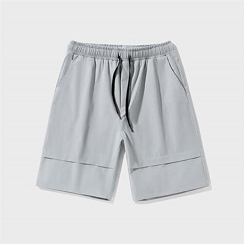 Men's Classic Style Fashion Active Shorts Pocket Elastic Drawstring Design Knee Length Pants Sports Outdoor Casual Solid Color Comfort Breathable Mid Waist Gray S M L XL XXL
Men's Classic Style Fashion Active Shorts Pocket Elastic Drawstring Design Knee Length Pants Sports Outdoor Casual Solid Color Comfort Breathable Mid Waist Gray S M L XL XXL