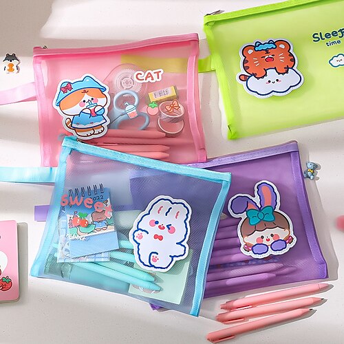PencilCasePenPouchMarkerBag Waterproof Cute Transparent Plastics for School Student Kids
PencilCasePenPouchMarkerBag Waterproof Cute Transparent Plastics for School Student Kids