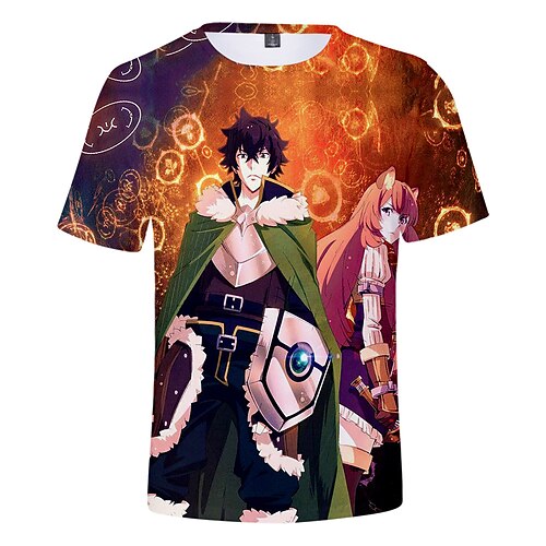 Inspired by The Rising of the Shield Hero Naofumi Iwatani Cosplay Costume T-shirt 100% Polyester Pattern Harajuku Graphic Kawaii T-shirt For Men's / Women's / Couple's
Inspired by The Rising of the Shield Hero Naofumi Iwatani Cosplay Costume T-shirt 100% Polyester Pattern Harajuku Graphic Kawaii T-shirt For Men's / Women's / Couple's