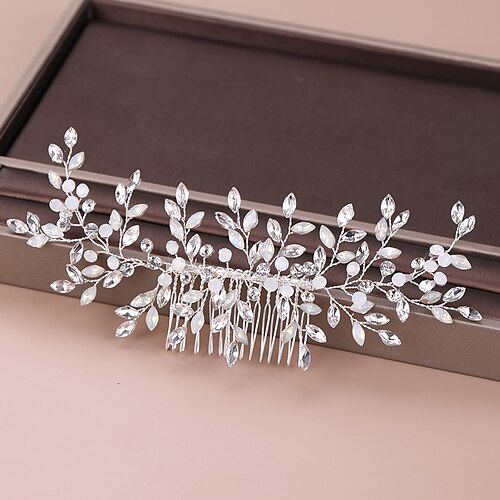 Hair Combs Headpiece Hair Accessory Rhinestone Copper wire Wedding Party / Evening Wedding With Rhinestone Headpiece Headwear
Hair Combs Headpiece Hair Accessory Rhinestone Copper wire Wedding Party / Evening Wedding With Rhinestone Headpiece Headwear