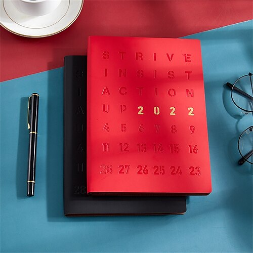 2022 Daily Weekly Monthly Planner A5 5.8×8.3 Inch Classic PU Hardcover Agenda Memory Ribbon Bookmark Planner 200 Pages for School Office Student
2022 Daily Weekly Monthly Planner A5 5.8×8.3 Inch Classic PU Hardcover Agenda Memory Ribbon Bookmark Planner 200 Pages for School Office Student