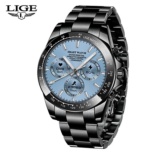 LIGE BW0263 Smart Watch 1.09 inch Smartwatch Fitness Running Watch Bluetooth Pedometer Call Reminder Sleep Tracker Compatible with Android iOS Men Long Standby Hands-Free Calls Message Reminder IP68
LIGE BW0263 Smart Watch 1.09 inch Smartwatch Fitness Running Watch Bluetooth Pedometer Call Reminder Sleep Tracker Compatible with Android iOS Men Long Standby Hands-Free Calls Message Reminder IP68