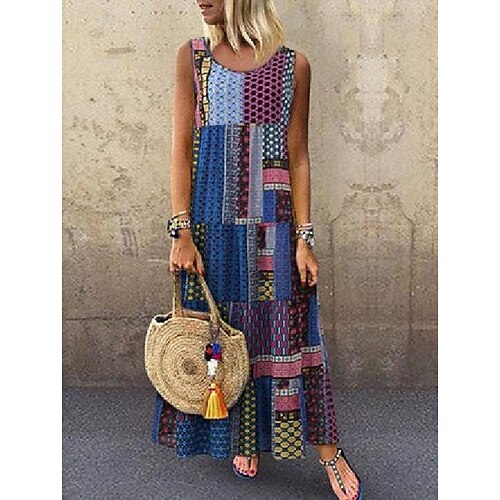 Women's Maxi long Dress Green Blue Wine Sleeveless Fall Spring Crew Neck Stylish Casual Vacation 2022 S M L XL 2XL 3XL 4XL 5XL
Women's Maxi long Dress Green Blue Wine Sleeveless Fall Spring Crew Neck Stylish Casual Vacation 2022 S M L XL 2XL 3XL 4XL 5XL