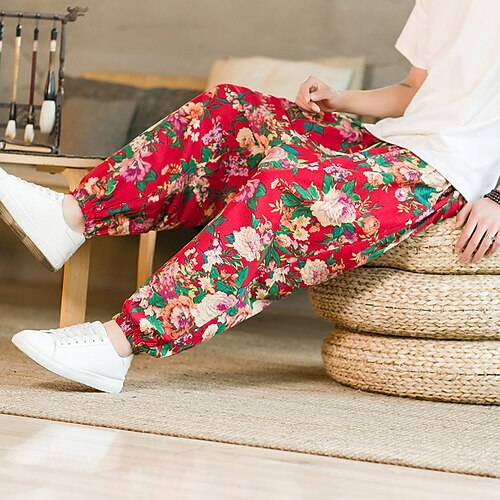 Men's Folk Style Baggy Shorts 3D Print Full Length Pants Home Micro-elastic Rose Sports Mid Waist Green / Black Orange Red M L XL XXL 3XL
Men's Folk Style Baggy Shorts 3D Print Full Length Pants Home Micro-elastic Rose Sports Mid Waist Green / Black Orange Red M L XL XXL 3XL