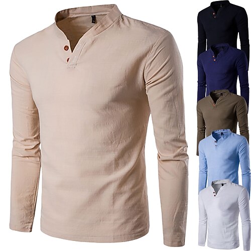 Men's Hiking Shirt / Button Down Shirts Henley Shirt Long Sleeve Tee Tshirt Top Outdoor Breathable Quick Dry Lightweight Sweat wicking Summer Cotton And Linen Light Blue ArmyGreen White Fishing
Men's Hiking Shirt / Button Down Shirts Henley Shirt Long Sleeve Tee Tshirt Top Outdoor Breathable Quick Dry Lightweight Sweat wicking Summer Cotton And Linen Light Blue ArmyGreen White Fishing