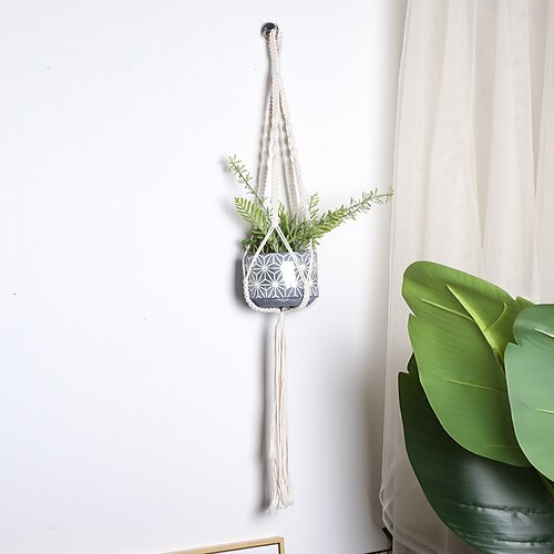 Bohemian Style Pure Hand Woven Tapestry Hanging Basket Net Pocket Home Green Plant Bonsai Decoration
Bohemian Style Pure Hand Woven Tapestry Hanging Basket Net Pocket Home Green Plant Bonsai Decoration