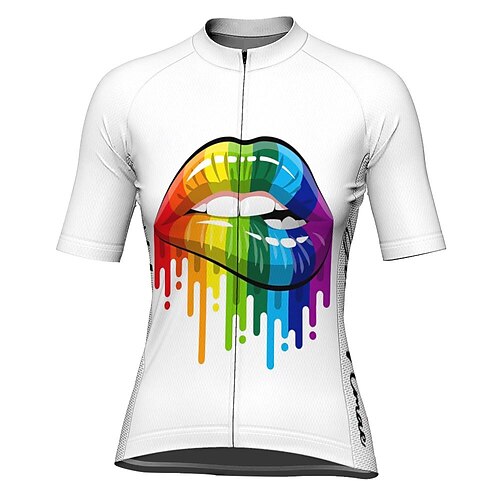 21Grams Women's Short Sleeve Cycling Jersey Graphic Bike Top Mountain Bike MTB Road Bike Cycling White Spandex Polyester Breathable Quick Dry Moisture Wicking Sports Clothing Apparel / Athleisure
21Grams Women's Short Sleeve Cycling Jersey Graphic Bike Top Mountain Bike MTB Road Bike Cycling White Spandex Polyester Breathable Quick Dry Moisture Wicking Sports Clothing Apparel / Athleisure