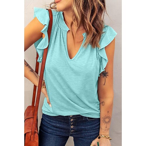 2022 cross-border european and american women's clothing spring and summer new fashion amazon new v-neck short-sleeved loose top t-shirt short-sleeved
2022 cross-border european and american women's clothing spring and summer new fashion amazon new v-neck short-sleeved loose top t-shirt short-sleeved
