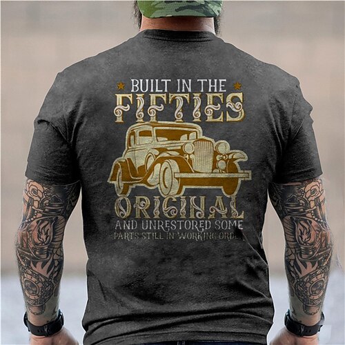 Men's Unisex T shirt 3D Print Graphic Prints Car Letter Crew Neck Street Daily Print Short Sleeve Tops Casual Designer Big and Tall Built In The Fifties Black Army Green Dark Gray
Men's Unisex T shirt 3D Print Graphic Prints Car Letter Crew Neck Street Daily Print Short Sleeve Tops Casual Designer Big and Tall Built In The Fifties Black Army Green Dark Gray