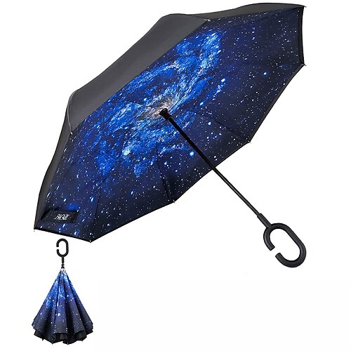 Double Layer Inverted Umbrella Reverse Folding Umbrellas Windproof UV Protection Big Straight Umbrella for Car Rain Outdoor with C-Shaped Handle
Double Layer Inverted Umbrella Reverse Folding Umbrellas Windproof UV Protection Big Straight Umbrella for Car Rain Outdoor with C-Shaped Handle