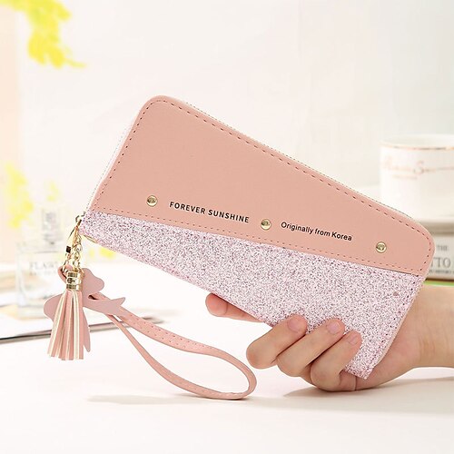 Women's Wallet PU Leather Zipper Solid Color Shopping Daily Black Blue Pink Dark Red
Women's Wallet PU Leather Zipper Solid Color Shopping Daily Black Blue Pink Dark Red