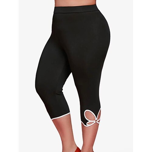 Women's Plus Size Leggings Solid Color Sporty Yoga Casual Daily Natural Calf-Length Fall Spring Black L XL XXL 3XL 4XL
Women's Plus Size Leggings Solid Color Sporty Yoga Casual Daily Natural Calf-Length Fall Spring Black L XL XXL 3XL 4XL