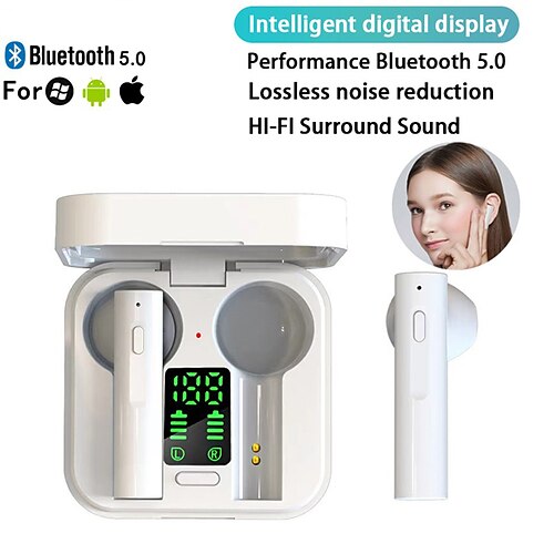 AIR6 pro True Wireless Headphones TWS Earbuds Bluetooth 5.1 Stereo HIFI Fast Charging for Apple Samsung Huawei Xiaomi MI Everyday Use Traveling Cycling Mobile Phone
AIR6 pro True Wireless Headphones TWS Earbuds Bluetooth 5.1 Stereo HIFI Fast Charging for Apple Samsung Huawei Xiaomi MI Everyday Use Traveling Cycling Mobile Phone