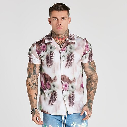 Men's Shirt 3D Print Floral Turndown Casual Daily Print Short Sleeve Tops Elegant Casual Pink
Men's Shirt 3D Print Floral Turndown Casual Daily Print Short Sleeve Tops Elegant Casual Pink