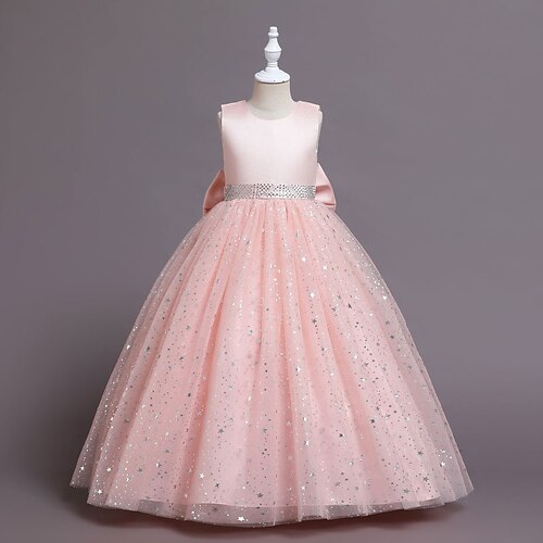 Kids Little Girls' Dress Sequin A Line Dress Birthday Performance Mesh Bow Pink Wine Royal Blue Maxi Sleeveless Elegant Princess Dresses Spring Summer Slim 4-13 Years
Kids Little Girls' Dress Sequin A Line Dress Birthday Performance Mesh Bow Pink Wine Royal Blue Maxi Sleeveless Elegant Princess Dresses Spring Summer Slim 4-13 Years