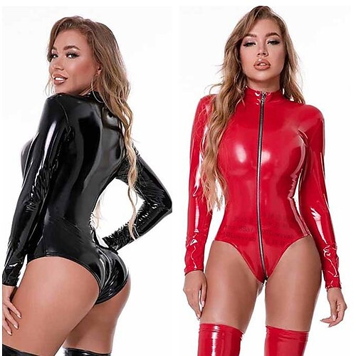 Zentai Suits Catsuit Skin Suit Motorcycle Girl Adults Faux Leather Cosplay Costumes Cosplay Women's Solid Color Masquerade / Socks / Socks
Zentai Suits Catsuit Skin Suit Motorcycle Girl Adults Faux Leather Cosplay Costumes Cosplay Women's Solid Color Masquerade / Socks / Socks