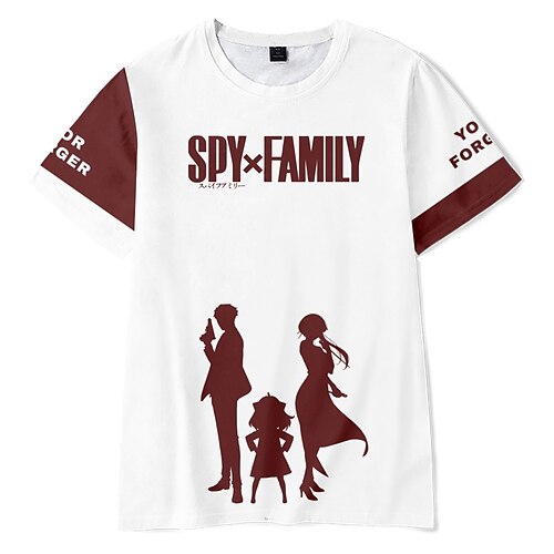Inspired by SPY×FAMILY Loid Forger Yor Forger Anya Forger T-shirt Cartoon 100% Polyester Anime Harajuku Graphic Kawaii T-shirt For Men's / Women's / Couple's
Inspired by SPY×FAMILY Loid Forger Yor Forger Anya Forger T-shirt Cartoon 100% Polyester Anime Harajuku Graphic Kawaii T-shirt For Men's / Women's / Couple's