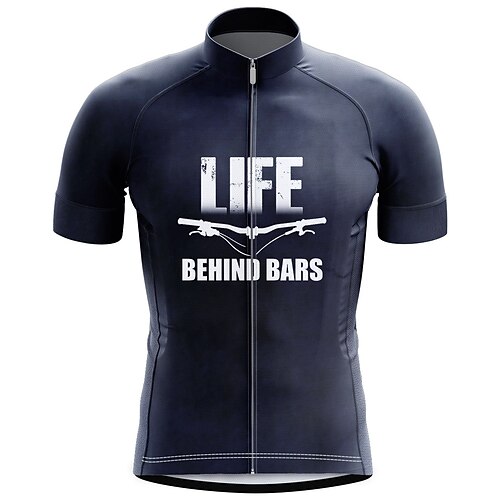 21Grams Men's Cycling Jersey Short Sleeve Bike Top with 3 Rear Pockets Mountain Bike MTB Road Bike Cycling Breathable Quick Dry Moisture Wicking Reflective Strips Dark Navy Polyester Spandex Sports
21Grams Men's Cycling Jersey Short Sleeve Bike Top with 3 Rear Pockets Mountain Bike MTB Road Bike Cycling Breathable Quick Dry Moisture Wicking Reflective Strips Dark Navy Polyester Spandex Sports