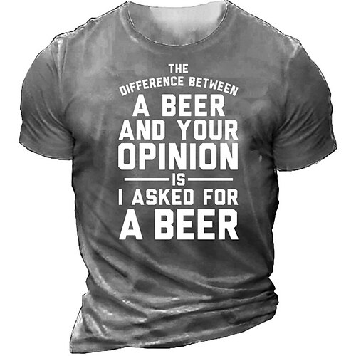 Men's Unisex T shirt 3D Print Graphic Prints Letter Crew Neck Street Daily Print Short Sleeve Tops Casual Designer Big and Tall Sports Black Gray Army Green
Men's Unisex T shirt 3D Print Graphic Prints Letter Crew Neck Street Daily Print Short Sleeve Tops Casual Designer Big and Tall Sports Black Gray Army Green