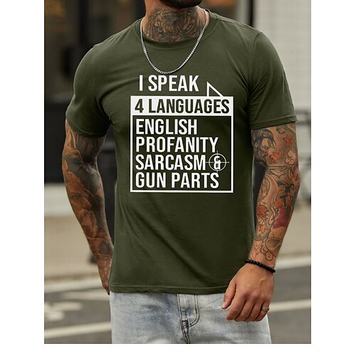 Men's T shirt Hot Stamping Letter Round Neck Casual Daily Print Short Sleeve Tops Simple Basic Black Blue Gray
Men's T shirt Hot Stamping Letter Round Neck Casual Daily Print Short Sleeve Tops Simple Basic Black Blue Gray