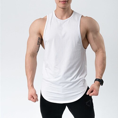 Men's Tank Top Vest Solid Color Crew Neck Street Casual Sleeveless Tops Basic Fashion Classic Comfortable White Black Navy Blue
Men's Tank Top Vest Solid Color Crew Neck Street Casual Sleeveless Tops Basic Fashion Classic Comfortable White Black Navy Blue