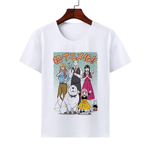 Inspired by SPY×FAMILY Loid Forger Yor Forger Anya Forger T-shirt Cartoon 100% Polyester Anime Harajuku Graphic Kawaii T-shirt For Men's / Women's / Couple's
Inspired by SPY×FAMILY Loid Forger Yor Forger Anya Forger T-shirt Cartoon 100% Polyester Anime Harajuku Graphic Kawaii T-shirt For Men's / Women's / Couple's