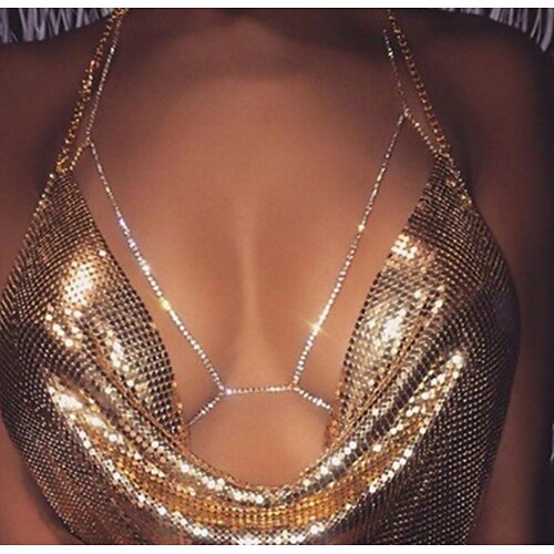 Body Chain Personalized European Women's Body Jewelry For Party Evening Gift Geometrical Alloy Imagine Silver Gold 1 PC
Body Chain Personalized European Women's Body Jewelry For Party Evening Gift Geometrical Alloy Imagine Silver Gold 1 PC