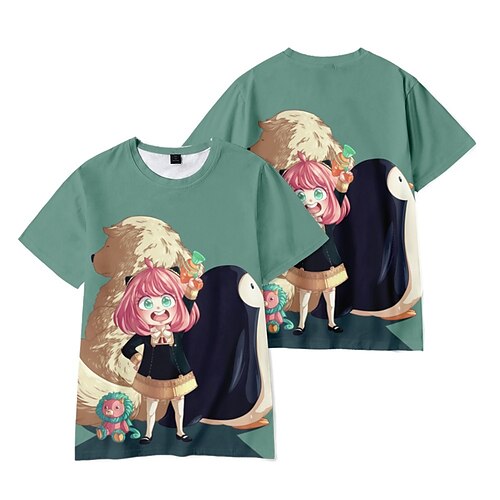 Inspired by SPY×FAMILY Loid Forger Yor Forger Anya Forger T-shirt Cartoon 100% Polyester Anime Harajuku Graphic Kawaii T-shirt For Men's / Women's / Couple's
Inspired by SPY×FAMILY Loid Forger Yor Forger Anya Forger T-shirt Cartoon 100% Polyester Anime Harajuku Graphic Kawaii T-shirt For Men's / Women's / Couple's