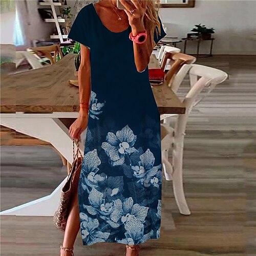 Mulheres Vestido casual Vestido de turno Verde Azul Azul Marinha Manga Curta Floral Fenda Primavera Verão Decote V Ajuste Largo 2022 S M L XL XXL 3XL
Mulheres Vestido casual Vestido de turno Verde Azul Azul Marinha Manga Curta Floral Fenda Primavera Verão Decote V Ajuste Largo 2022 S M L XL XXL 3XL
