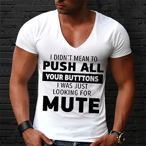 Men's Unisex T shirt Tee Letter Graphic Prints V Neck Blue Red Navy Blue Gray White Outdoor Street Short Sleeve Print Clothing Apparel Sports Designer Casual Big and Tall / Summer / Summer
Men's Unisex T shirt Tee Letter Graphic Prints V Neck Blue Red Navy Blue Gray White Outdoor Street Short Sleeve Print Clothing Apparel Sports Designer Casual Big and Tall / Summer / Summer