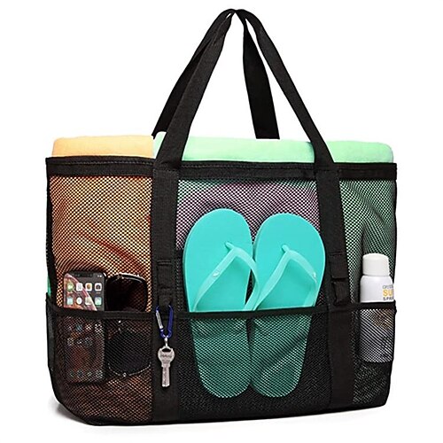 Mesh Shower Bag - Easily Carry, Organize Bathroom Toiletry Essentials While Taking a Shower. ( Black)
Mesh Shower Bag - Easily Carry, Organize Bathroom Toiletry Essentials While Taking a Shower. ( Black)