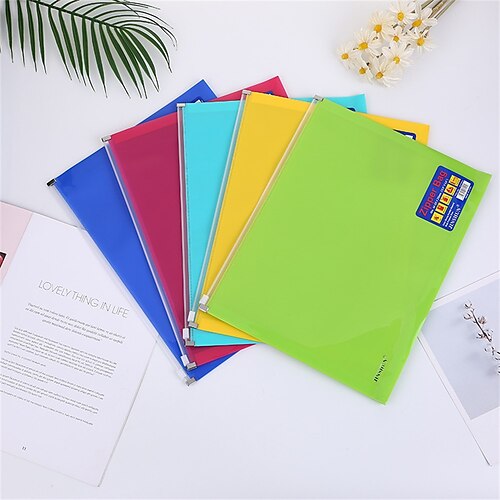 Document Bag PP Waterproof Clear Multicolor File Organizer A4 Size Receipts Documents
Document Bag PP Waterproof Clear Multicolor File Organizer A4 Size Receipts Documents