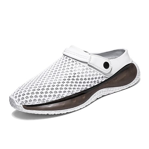Men's Clogs & Mules Comfort Shoes Casual Athletic Walking Shoes PU Black Blue White Summer
Men's Clogs & Mules Comfort Shoes Casual Athletic Walking Shoes PU Black Blue White Summer