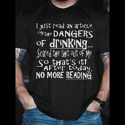 Men's T shirt Tee Hot Stamping Graphic Letter Crew Neck Casual Daily Print Short Sleeve Tops Fashion Vintage Designer Big and Tall Black / White Black blackblack
Men's T shirt Tee Hot Stamping Graphic Letter Crew Neck Casual Daily Print Short Sleeve Tops Fashion Vintage Designer Big and Tall Black / White Black blackblack