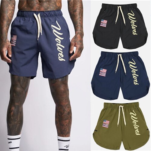Men's Casual / Sporty Workout Sweatpants Shorts Drawstring Pocket Elastic Waist Short Pants Casual Daily Micro-elastic Letter Breathable Outdoor Mid Waist ArmyGreen Black Navy Blue L XL XXL
Men's Casual / Sporty Workout Sweatpants Shorts Drawstring Pocket Elastic Waist Short Pants Casual Daily Micro-elastic Letter Breathable Outdoor Mid Waist ArmyGreen Black Navy Blue L XL XXL