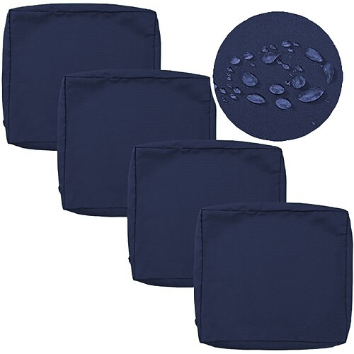 4 pcs Waterproof Seat Cushion Cover Outdoor Patio Garden Striped Water-Resistant Simple Square Zipper Traditional Classic Solid Color
4 pcs Waterproof Seat Cushion Cover Outdoor Patio Garden Striped Water-Resistant Simple Square Zipper Traditional Classic Solid Color