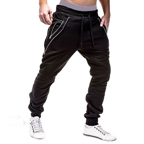 Men's Joggers Trousers Work Pants Casual Pants Pocket Drawstring Elastic Waist Patchwork Comfort Soft Daily Holiday Streetwear Streetwear Casual Black Gray Micro-elastic / Spring / Elasticity
Men's Joggers Trousers Work Pants Casual Pants Pocket Drawstring Elastic Waist Patchwork Comfort Soft Daily Holiday Streetwear Streetwear Casual Black Gray Micro-elastic / Spring / Elasticity