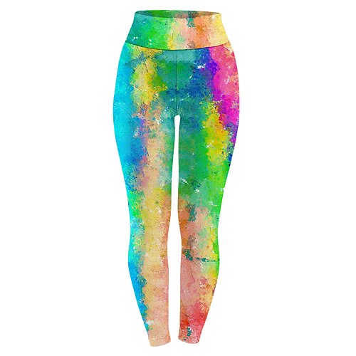 Women's Tights Rainbow Mid Waist Sports Trousers Fitness Yoga Print Stretchy Full Length Outdoor Multi Color S M L XL XXL / Slim
Women's Tights Rainbow Mid Waist Sports Trousers Fitness Yoga Print Stretchy Full Length Outdoor Multi Color S M L XL XXL / Slim