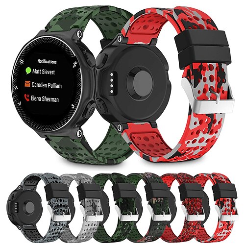 1 pcs Smart Watch Band for Garmin Forerunner 630 Forerunner 620 Forerunner 235 Forerunner 230 Forerunner 220 22mm Silicone Smartwatch Strap Waterproof Adjustable Breathable Sport Band Replacement
1 pcs Smart Watch Band for Garmin Forerunner 630 Forerunner 620 Forerunner 235 Forerunner 230 Forerunner 220 22mm Silicone Smartwatch Strap Waterproof Adjustable Breathable Sport Band Replacement