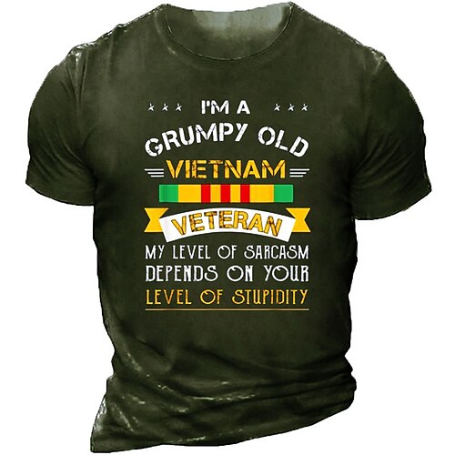 Men's Unisex T shirt 3D Print Graphic Prints Letter Crew Neck Street Daily Print Short Sleeve Tops Casual Designer Big and Tall Sports Black Army Green Navy Blue
Men's Unisex T shirt 3D Print Graphic Prints Letter Crew Neck Street Daily Print Short Sleeve Tops Casual Designer Big and Tall Sports Black Army Green Navy Blue
