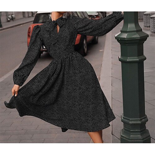Women's Swing Dress Knee Length Dress Light Pink Black Long Sleeve Paisley Ruched Spring Summer Crew Neck Casual 2022 S M L XL
Women's Swing Dress Knee Length Dress Light Pink Black Long Sleeve Paisley Ruched Spring Summer Crew Neck Casual 2022 S M L XL