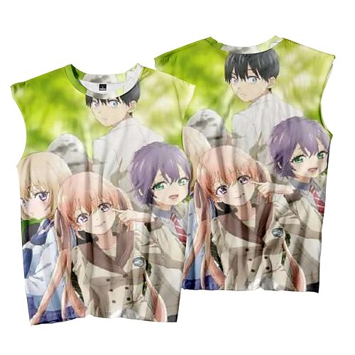 Inspired by The Demon Girl Next Door Yoshida Yuuko Cosplay Costume T-shirt 100% Polyester Pattern Harajuku Graphic Kawaii Vest For Men's / Sleeveless
Inspired by The Demon Girl Next Door Yoshida Yuuko Cosplay Costume T-shirt 100% Polyester Pattern Harajuku Graphic Kawaii Vest For Men's / Sleeveless