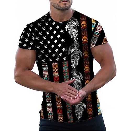 Men's Unisex T shirt 3D Print Tribal Graphic Prints Star Crew Neck Street Daily Print Short Sleeve Tops Casual Designer Big and Tall Sports Black
Men's Unisex T shirt 3D Print Tribal Graphic Prints Star Crew Neck Street Daily Print Short Sleeve Tops Casual Designer Big and Tall Sports Black
