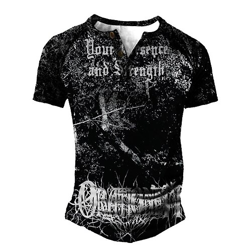 Men's Henley Shirt Tee T shirt 3D Print Graphic Color Block Letter Plus Size Henley Daily Sports Patchwork Button-Down Short Sleeve Tops Basic Casual Classic Designer Black
Men's Henley Shirt Tee T shirt 3D Print Graphic Color Block Letter Plus Size Henley Daily Sports Patchwork Button-Down Short Sleeve Tops Basic Casual Classic Designer Black