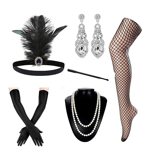O Grande Gatsby O Grande Gatsby Faixa De Cabelo Estilo Melindrosa Ocasiões Especiais Colar vintage Vintage Cosplay dia das Bruxas Festival Luvas / Meias Finas / Decoração de Cabelo / Colares
O Grande Gatsby O Grande Gatsby Faixa De Cabelo Estilo Melindrosa Ocasiões Especiais Colar vintage Vintage Cosplay dia das Bruxas Festival Luvas / Meias Finas / Decoração de Cabelo / Colares