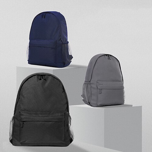 Solid School Backpack Bookbag for Student Multi-function Water Resistant Lightweight Oxford Cloth Polyester School Bag Satchel 19 inch
Solid School Backpack Bookbag for Student Multi-function Water Resistant Lightweight Oxford Cloth Polyester School Bag Satchel 19 inch